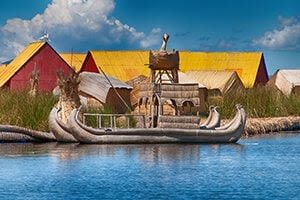 Lake Titicaca Bolivia in the Spring